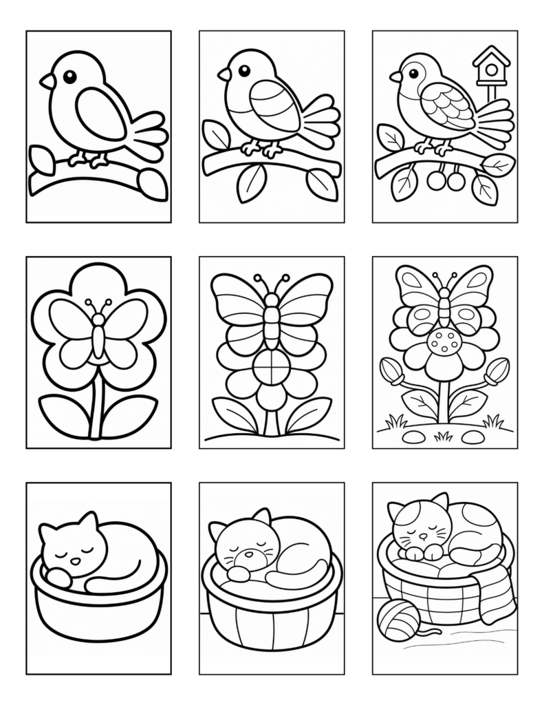 Adaptive Coloring Pages for Adults